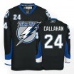 Reebok Tampa Bay Lightning 24 Men's Ryan Callahan Authentic Black NHL Jersey