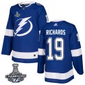 Adidas Tampa Bay Lightning Youth Brad Richards Authentic Blue Home 2020 Stanley Cup Champions NHL Jersey