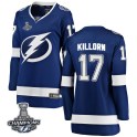 Fanatics Branded Tampa Bay Lightning Women's Alex Killorn Breakaway Blue Home 2020 Stanley Cup Champions NHL Jersey