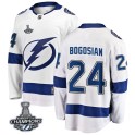 Fanatics Branded Tampa Bay Lightning Youth Zach Bogosian Breakaway White Away 2020 Stanley Cup Champions NHL Jersey