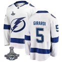 Fanatics Branded Tampa Bay Lightning Youth Dan Girardi Breakaway White Away 2020 Stanley Cup Champions NHL Jersey