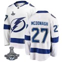 Fanatics Branded Tampa Bay Lightning Youth Ryan McDonagh Breakaway White Away 2020 Stanley Cup Champions NHL Jersey