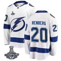Fanatics Branded Tampa Bay Lightning Youth Mikael Renberg Breakaway White Away 2020 Stanley Cup Champions NHL Jersey