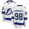 Fanatics Branded Tampa Bay Lightning Men's Mikhail Sergachev Breakaway White Away NHL Jersey