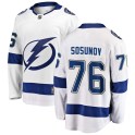 Fanatics Branded Tampa Bay Lightning Men's Oleg Sosunov Breakaway White Away NHL Jersey