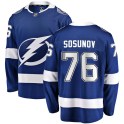 Fanatics Branded Tampa Bay Lightning Men's Oleg Sosunov Breakaway Blue Home NHL Jersey