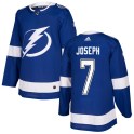 Adidas Tampa Bay Lightning Men's Mathieu Joseph Authentic Blue Home NHL Jersey