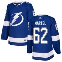 Adidas Tampa Bay Lightning Men's Danick Martel Authentic Blue Home NHL Jersey