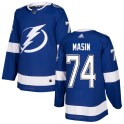 Adidas Tampa Bay Lightning Men's Dominik Masin Authentic Blue Home NHL Jersey