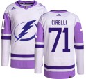 Adidas Tampa Bay Lightning Youth Anthony Cirelli Authentic Hockey Fights Cancer NHL Jersey