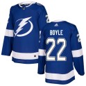 Adidas Tampa Bay Lightning Youth Dan Boyle Authentic Blue Home NHL Jersey