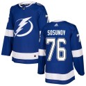 Adidas Tampa Bay Lightning Youth Oleg Sosunov Authentic Blue Home NHL Jersey