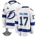 Fanatics Branded Tampa Bay Lightning Men's Alex Killorn Breakaway White Away 2020 Stanley Cup Champions NHL Jersey