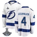 Fanatics Branded Tampa Bay Lightning Men's Vincent Lecavalier Breakaway White Away 2020 Stanley Cup Champions NHL Jersey