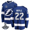 Fanatics Branded Tampa Bay Lightning Men's Dan Boyle Breakaway Blue Home 2020 Stanley Cup Champions NHL Jersey