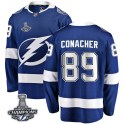 Fanatics Branded Tampa Bay Lightning Men's Cory Conacher Breakaway Blue Home 2020 Stanley Cup Champions NHL Jersey