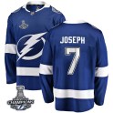 Fanatics Branded Tampa Bay Lightning Men's Mathieu Joseph Breakaway Blue Home 2020 Stanley Cup Champions NHL Jersey