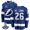 Fanatics Branded Tampa Bay Lightning Men's Martin St. Louis Breakaway Blue Home 2020 Stanley Cup Champions NHL Jersey