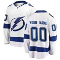 Fanatics Branded Tampa Bay Lightning Youth Custom Breakaway White Custom Away NHL Jersey