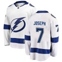 Fanatics Branded Tampa Bay Lightning Youth Mathieu Joseph Breakaway White Away NHL Jersey