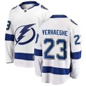 Fanatics Branded Tampa Bay Lightning Youth Carter Verhaeghe Breakaway White Away NHL Jersey