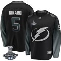 Fanatics Branded Tampa Bay Lightning Youth Dan Girardi Breakaway Black Alternate 2020 Stanley Cup Champions NHL Jersey