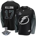 Fanatics Branded Tampa Bay Lightning Youth Alex Killorn Breakaway Black Alternate 2020 Stanley Cup Champions NHL Jersey