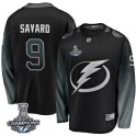 Fanatics Branded Tampa Bay Lightning Youth Denis Savard Breakaway Black Alternate 2020 Stanley Cup Champions NHL Jersey