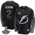 Fanatics Branded Tampa Bay Lightning Youth Luke Schenn Breakaway Black Alternate 2020 Stanley Cup Champions NHL Jersey