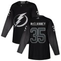 Adidas Tampa Bay Lightning Men's Curtis McElhinney Authentic Black Alternate NHL Jersey