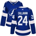 Adidas Tampa Bay Lightning Women's Ryan Callahan Authentic Blue Home NHL Jersey