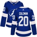 Adidas Tampa Bay Lightning Women's Blake Coleman Authentic Blue Home NHL Jersey