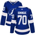 Adidas Tampa Bay Lightning Women's Louis Domingue Authentic Blue Home NHL Jersey