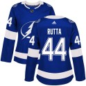 Adidas Tampa Bay Lightning Women's Jan Rutta Authentic Blue Home NHL Jersey