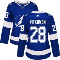 Adidas Tampa Bay Lightning Women's Luke Witkowski Authentic Blue Home NHL Jersey