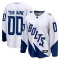 Fanatics Branded Tampa Bay Lightning Youth Custom Breakaway White Custom 2022 Stadium Series NHL Jersey