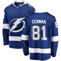 Fanatics Branded Tampa Bay Lightning Youth Erik Cernak Breakaway Blue Home NHL Jersey
