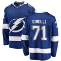 Fanatics Branded Tampa Bay Lightning Youth Anthony Cirelli Breakaway Blue Home NHL Jersey