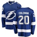 Fanatics Branded Tampa Bay Lightning Youth Blake Coleman Breakaway Blue Home NHL Jersey