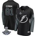 Fanatics Branded Tampa Bay Lightning Women's Erik Cernak Breakaway Black Alternate 2020 Stanley Cup Champions NHL Jersey
