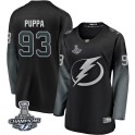 Fanatics Branded Tampa Bay Lightning Women's Daren Puppa Breakaway Black Alternate 2020 Stanley Cup Champions NHL Jersey