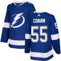 Adidas Tampa Bay Lightning Men's Braydon Coburn Authentic Blue NHL Jersey