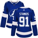 Adidas Tampa Bay Lightning Women's Steven Stamkos Authentic Royal Blue Home NHL Jersey
