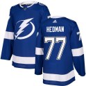 Adidas Tampa Bay Lightning Youth Victor Hedman Authentic Royal Blue Home NHL Jersey