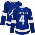 Adidas Tampa Bay Lightning Women's Vincent Lecavalier Authentic Royal Blue Home NHL Jersey