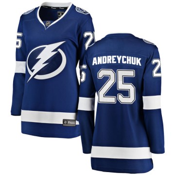 Fanatics Branded Tampa Bay Lightning Women's Dave Andreychuk Breakaway Blue Home NHL Jersey