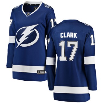 Fanatics Branded Tampa Bay Lightning Women's Wendel Clark Breakaway Blue Home NHL Jersey