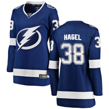Fanatics Branded Tampa Bay Lightning Women's Brandon Hagel Breakaway Blue Home NHL Jersey
