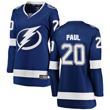 Fanatics Branded Tampa Bay Lightning Women's Nicholas Paul Breakaway Blue Home NHL Jersey