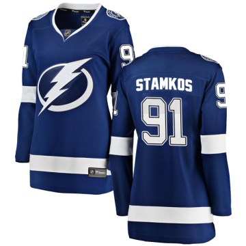 Fanatics Branded Tampa Bay Lightning Women's Steven Stamkos Breakaway Blue Home NHL Jersey